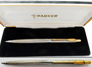Parker Insignia Green Bronze & Gold Ballpoint Pen & 0.5 Pencil Set New In Box 